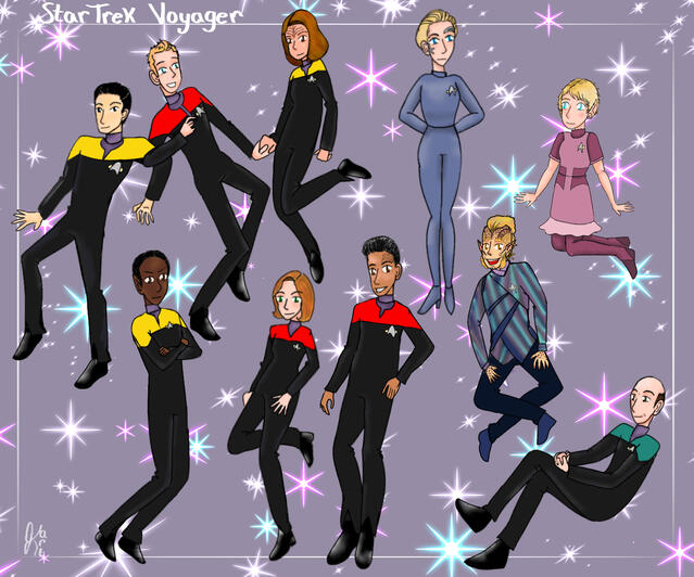 fanart of Star Trek Voyager