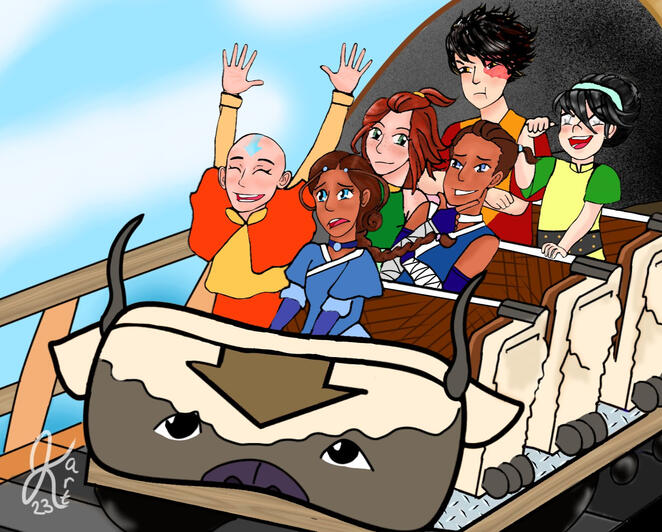 fanart of Avatar the Last Airbender
