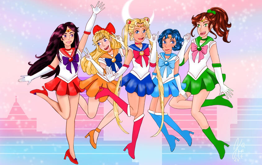 fan art of Sailor Moon