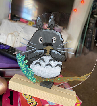 Handpainted Acrylic Standee of My Neighbor Totoro